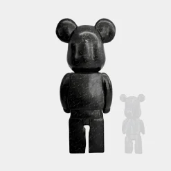 Aero Bear 135cm Black Resin Indoor Sculpture