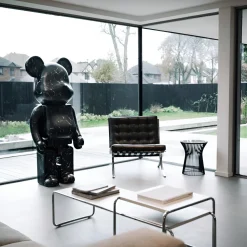 Aero Bear 135cm Black Resin Indoor Sculpture