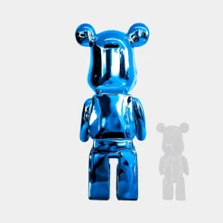 Aero Bear 135cm Blue Resin Indoor Sculpture