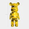 Aero Bear 50cm Gold Resin Indoor Sculpture