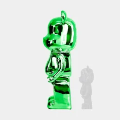 Aero Bear 135cm Green Resin Indoor Sculpture