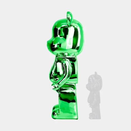Aero Bear 135cm Green Resin Indoor Sculpture