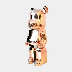 Aero Bear 50cm Rose Gold Resin Indoor Sculpture
