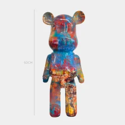 Aero Bear Colourburst 50cm Resin Indoor Sculpture