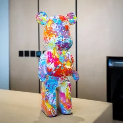 Aero Bear Frenzy 50cm Resin Indoor Sculpture