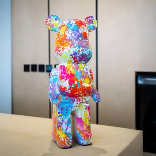 Aero Bear Frenzy 50cm Resin Indoor Sculpture
