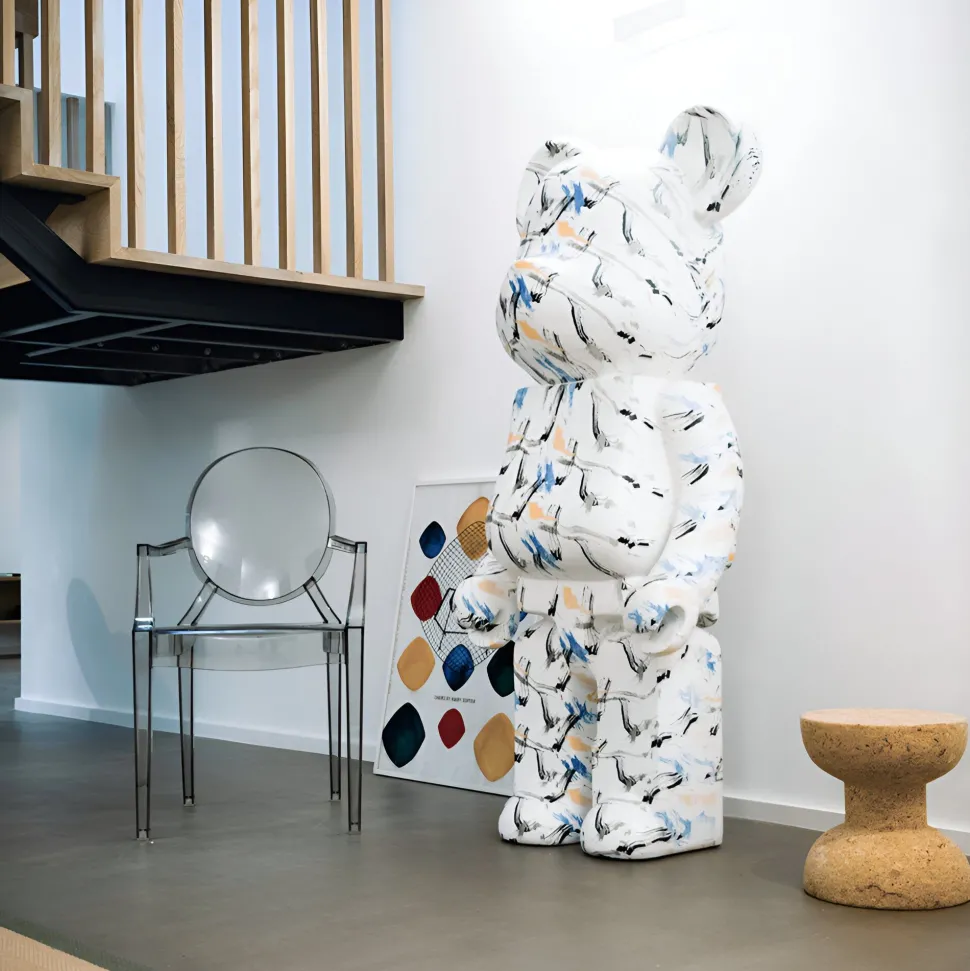Aero Bear Infinity 165cm Resin Indoor Sculpture