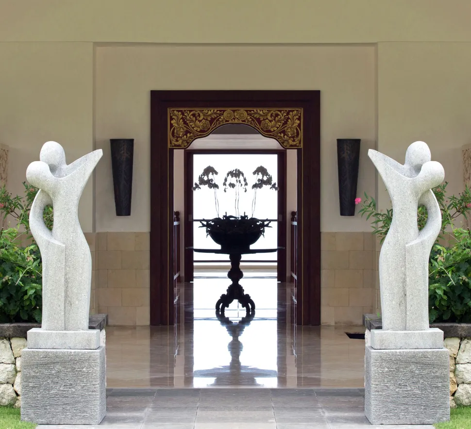 Affection Contemporary Stone Garden Sculpture