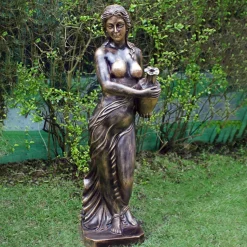 Alexa 85cm Bronze Resin Garden Statue