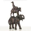 Animal Ascent 46cm Bronze Resin Indoor Statue