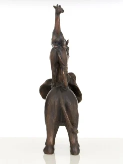 Animal Ascent 46cm Bronze Resin Indoor Statue