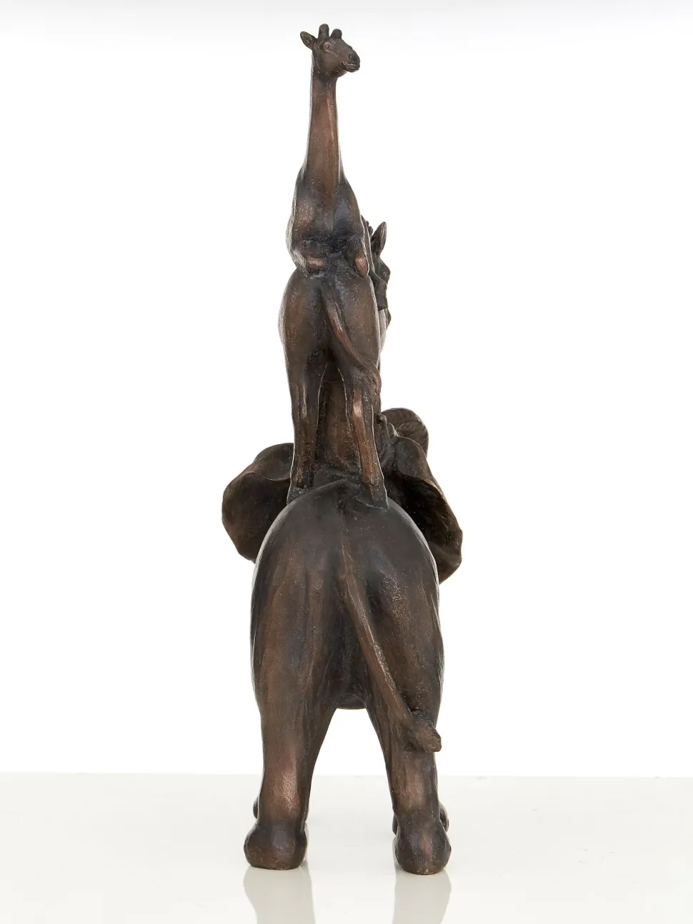 Animal Ascent 46cm Bronze Resin Indoor Statue