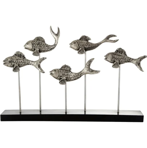 Aqua Symphony Fish 35cm Wood Indoor Sculpture