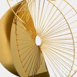 Arc Aeon 93cm Gold Metal Indoor Sculpture
