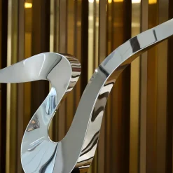 Astral Edge 76cm Silver Metal Indoor Sculpture