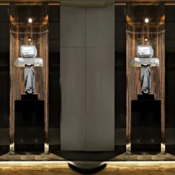 Astrolith 89cm Silver Metal Indoor Sculpture v3