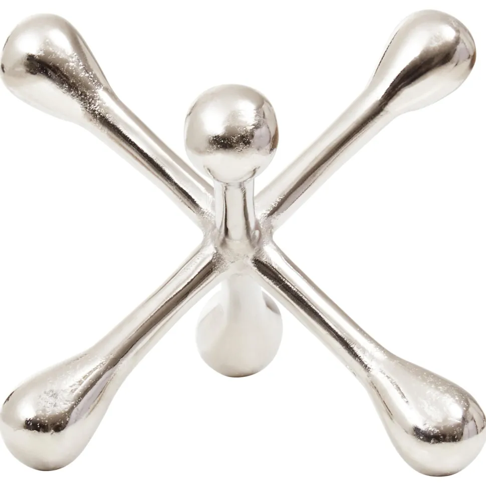 Atomic Bloom 14cm Silver Metal Indoor Sculpture