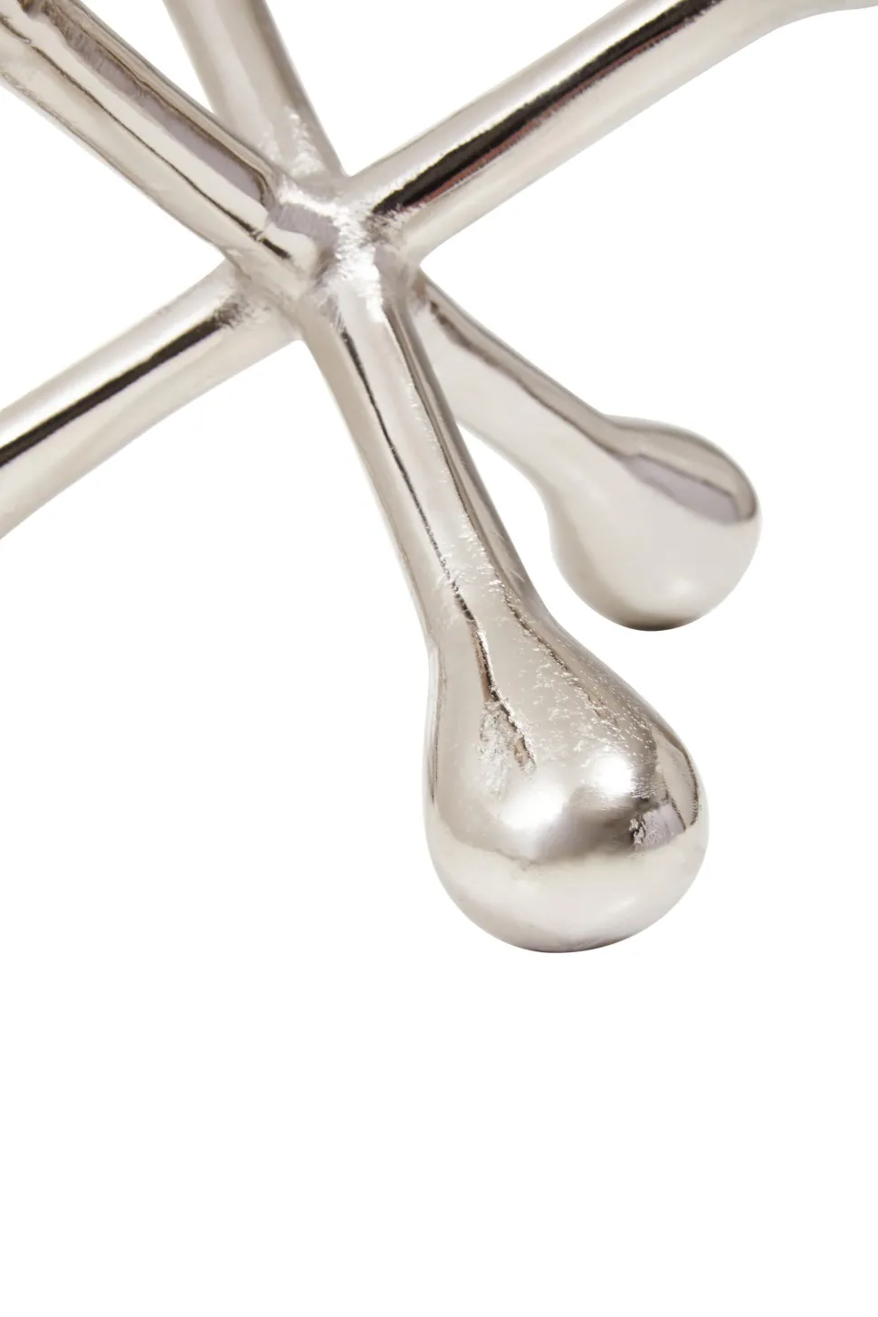 Atomic Bloom 14cm Silver Metal Indoor Sculpture