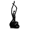 Awakened Grace 32cm Black Resin Indoor Sculpture