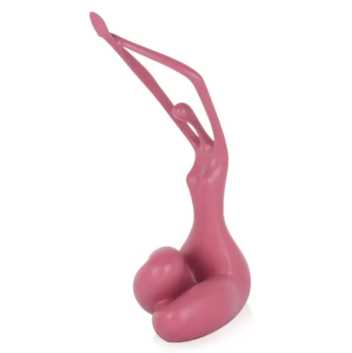 Awakened Grace 32cm Pink Resin Indoor Sculpture