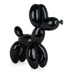 Balloon Dog 62cm Black Resin Indoor Sculpture