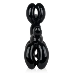 Balloon Dog 62cm Black Resin Indoor Sculpture