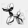 Balloon Dog 240cm Chrome Metal Garden Sculpture