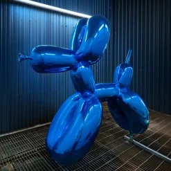 Balloon Dog 240cm Ocean Blue Fibreglass Indoor Sculpture