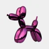 Balloon Dog 80cm Purple Fibreglass Indoor Sculpture
