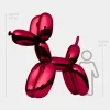 Balloon Dog 240cm Red Metal Garden Sculpture