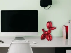 Balloon Dog 27cm Red Resin Indoor Sculpture