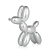 Balloon Dog 27cm Silver Resin Indoor Sculpture