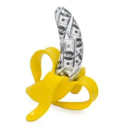 Banana Burst 35cm Yellow Resin Indoor Sculpture