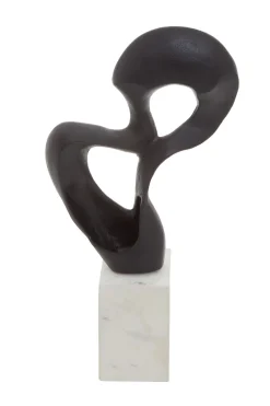 Black Mirage 52cm Metal Indoor Sculpture