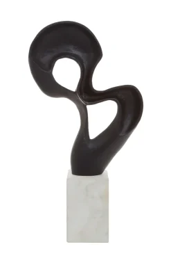 Black Mirage 52cm Metal Indoor Sculpture