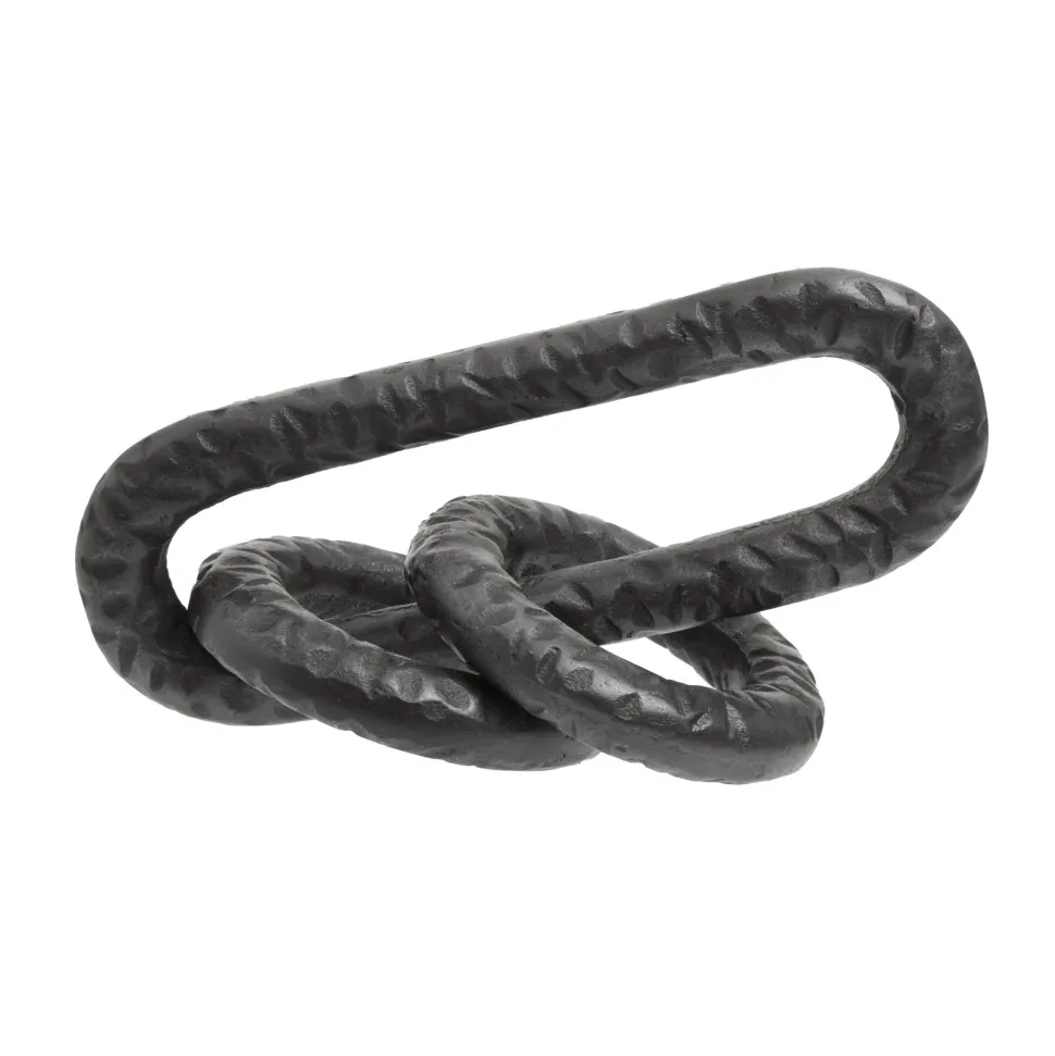 Boundless Links 5cm Grey Metal Indoor Sculpture