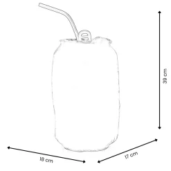 Cash Can 39cm Pop Art Resin Indoor Sculpture