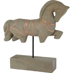 Celestial Horse 40cm Wood Indoor Sculpture