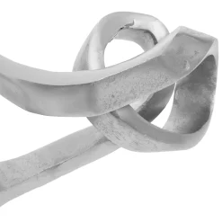 Celestial Loop 24cm Silver Metal Indoor Sculpture