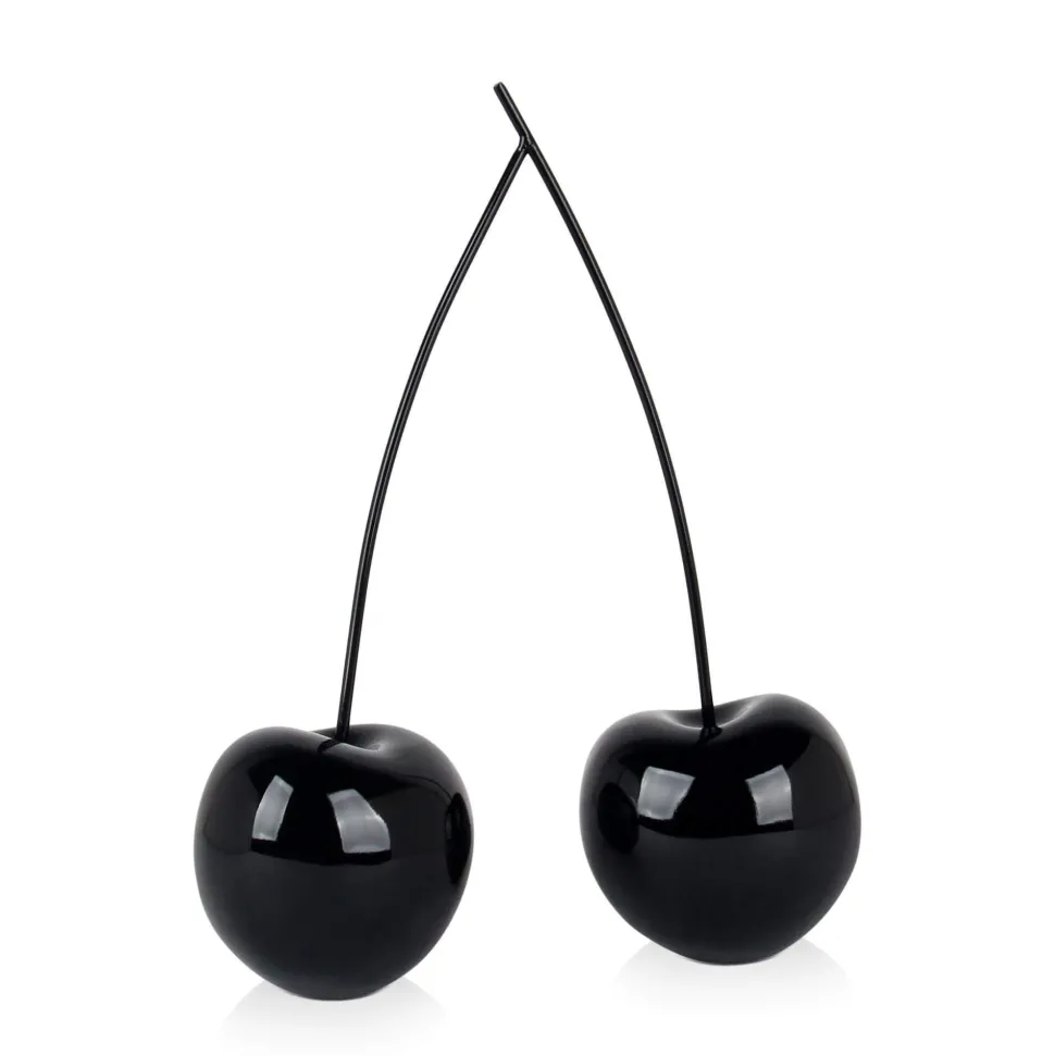 Cherry Fusion 43cm Black Resin Indoor Sculpture