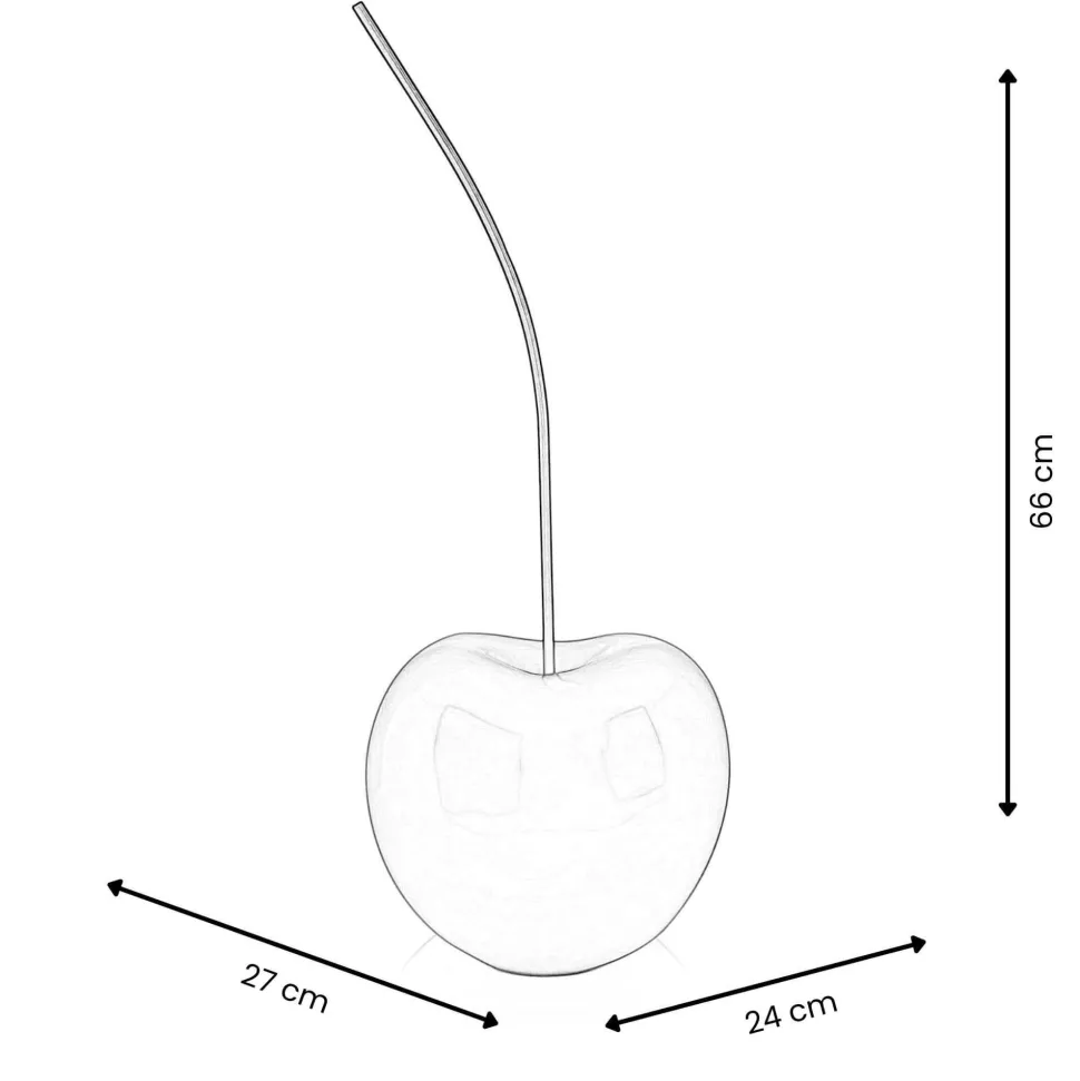 Cherry Pop 66cm Black Resin Indoor Sculpture