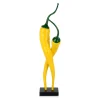 Chilli Fusion 59cm Yellow Resin Indoor Sculpture