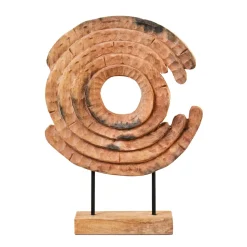 Circular Dance 48cm Wood Indoor Sculpture