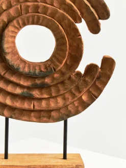 Circular Dance 48cm Wood Indoor Sculpture