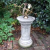 Classical Armillary Stone Garden Sundial