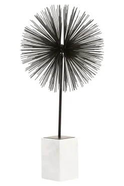 Cosmic Pulse 64cm Black Metal Indoor Sculpture