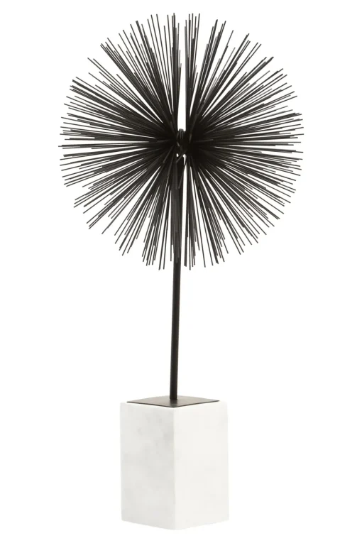 Cosmic Pulse 64cm Black Metal Indoor Sculpture