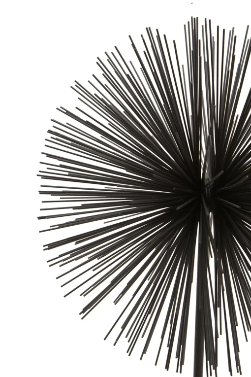 Cosmic Pulse 64cm Black Metal Indoor Sculpture
