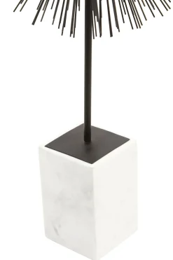 Cosmic Pulse 64cm Black Metal Indoor Sculpture