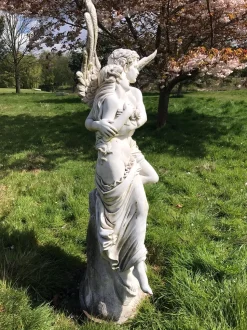 Cupid & Psyche 197cm Marble Garden Statue